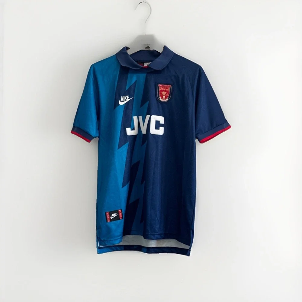 Authentic Vintage Arsenal FC 1995/1996 Away Football Shirt by Nike Vieira #4 M